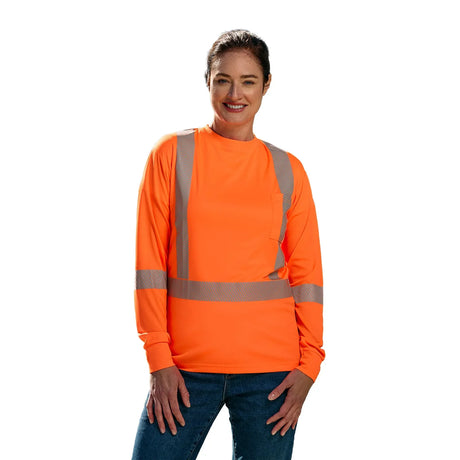 CX2 Volt Hi-Vis Long Sleeve T-shirt with Segmented Stripes - Style S05982
