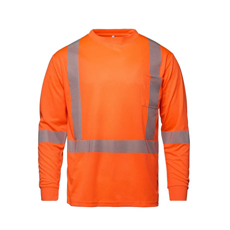CX2 Volt Hi-Vis Long Sleeve T-shirt with Segmented Stripes - Style S05982
