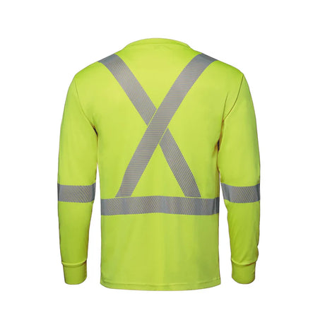 CX2 Volt Hi-Vis Long Sleeve T-shirt with Segmented Stripes - Style S05982