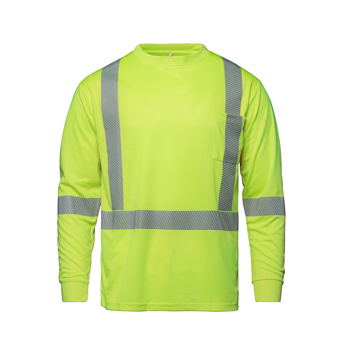 CX2 Volt Hi-Vis Long Sleeve T-shirt with Segmented Stripes - Style S05982