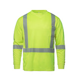 CX2 Volt Hi-Vis Long Sleeve T-shirt with Segmented Stripes - Style S05982