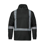 CX2 Glow Hi-Vis Long Sleeve Hooded T-Shirt with Segmented Stripes - Style S05985