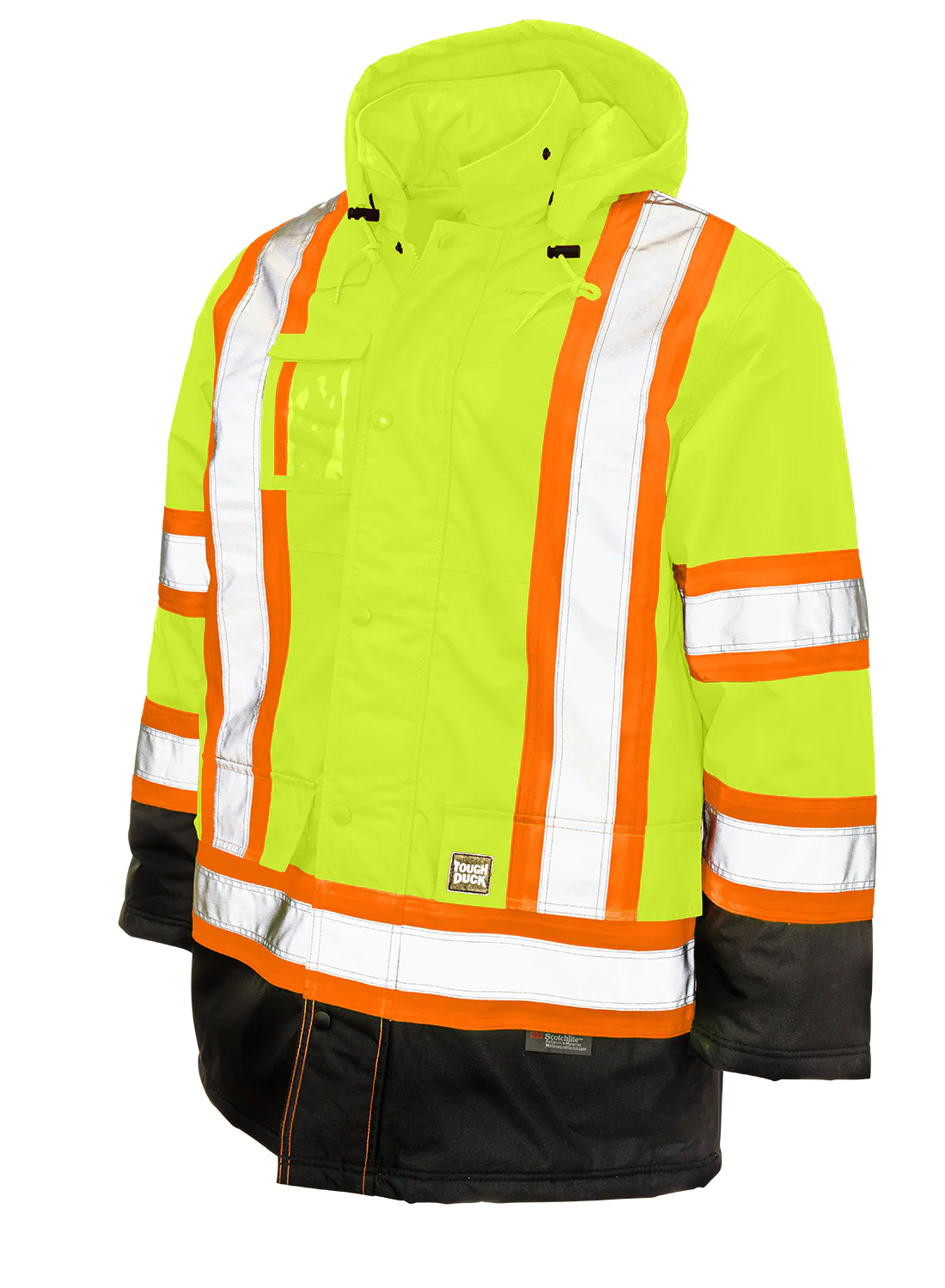 Poly Oxford Lined Safety Parka by Tough Duck - Style S176