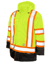 Poly Oxford Lined Safety Parka by Tough Duck - Style S176