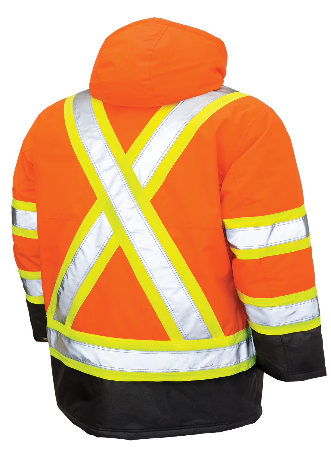 Poly Oxford Lined Safety Parka by Tough Duck - Style S176