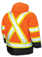 Poly Oxford Lined Safety Parka by Tough Duck - Style S176