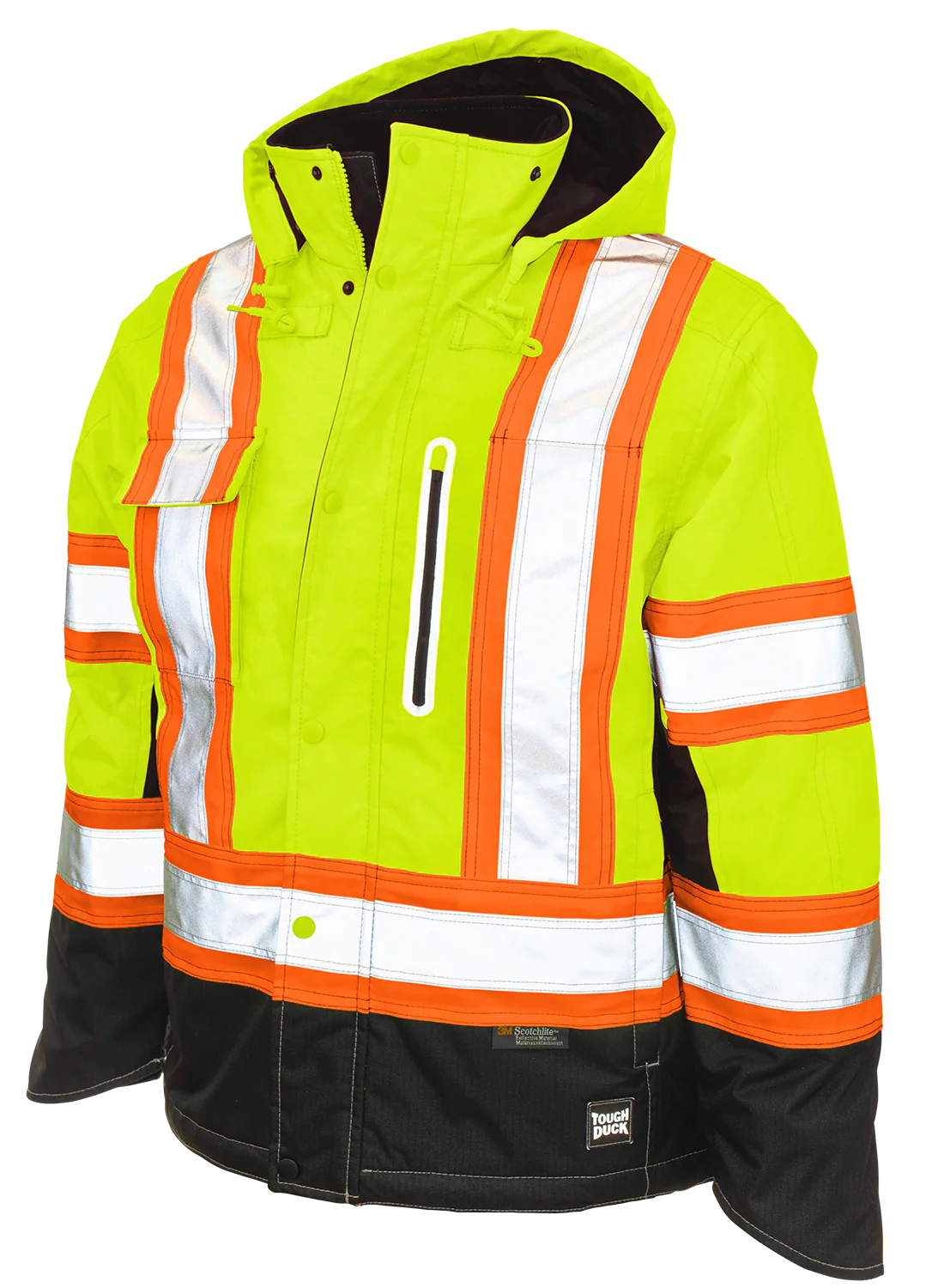 Ripstop Fleece Lined Safety Jacket by Tough Duck - Style S245