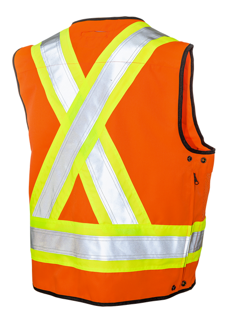 Poly Twill Surveyor Safety Vest By Tough Duck - Style S313