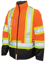 Poly Oxford 5-in-1 Safety Jacket by Tough Duck - Style S426