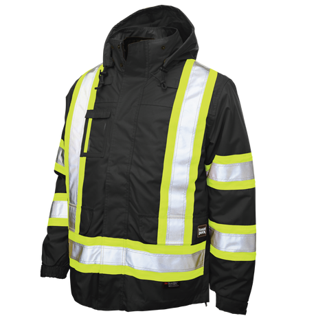 Poly Oxford 5-in-1 Safety Jacket by Tough Duck - Style S426