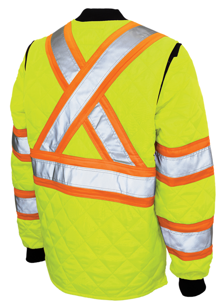 Quilted Safety Freezer Jacket By Tough Duck - Style S432