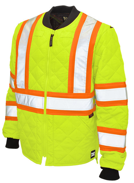 Quilted Safety Freezer Jacket By Tough Duck - Style S432
