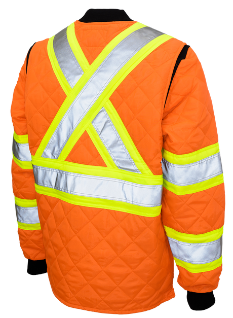 Quilted Safety Freezer Jacket By Tough Duck - Style S432