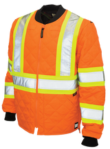 Quilted Safety Freezer Jacket By Tough Duck - Style S432 Quilted Safety Freezer Jacket By Tough Duck - Style S432