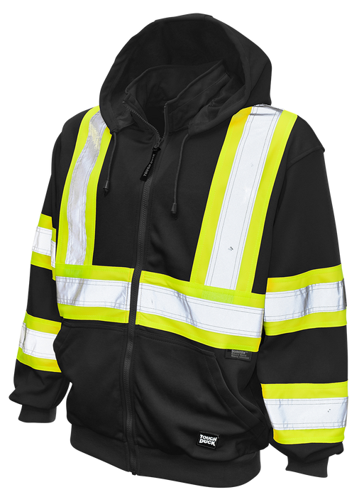 Tough Duck Unlined Hi Vis Hoodie S494 Fluorescent Orange S