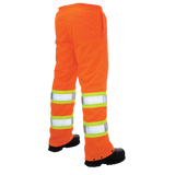 Orange Pull-On Tricot Safety Pant by Tough Duck - Style S603