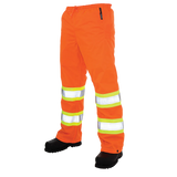 Orange Pull-On Tricot Safety Pant by Tough Duck - Style S603