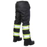 Black Pull-On Poly Oxford Insulated Safety Pant by Tough Duck - Style S614