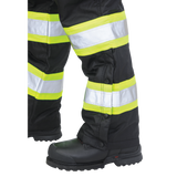Black Pull-On Poly Oxford Insulated Safety Pant by Tough Duck - Style S614
