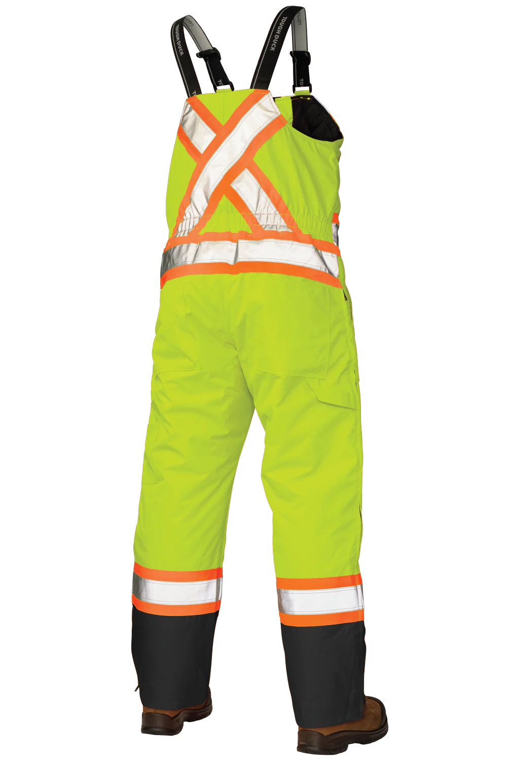 Poly Oxford Insulated Safety Bib Overall By Tough Duck - Style S798