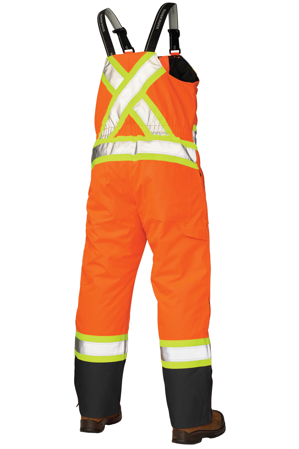 Poly Oxford Insulated Safety Bib Overall By Tough Duck - Style S798