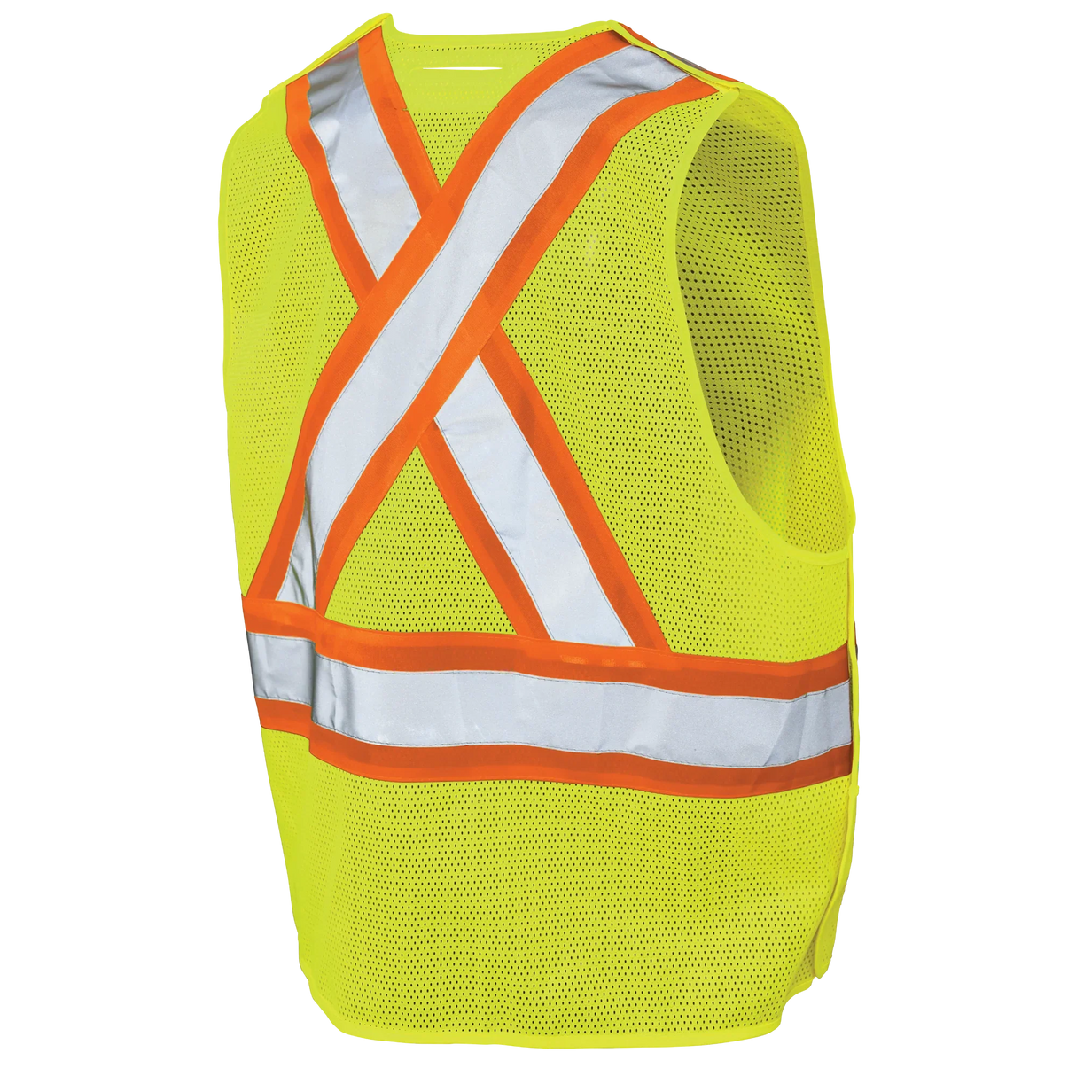Mesh 5-Point Tear-Away Safety Vest by Tough Duck - Style S9i0