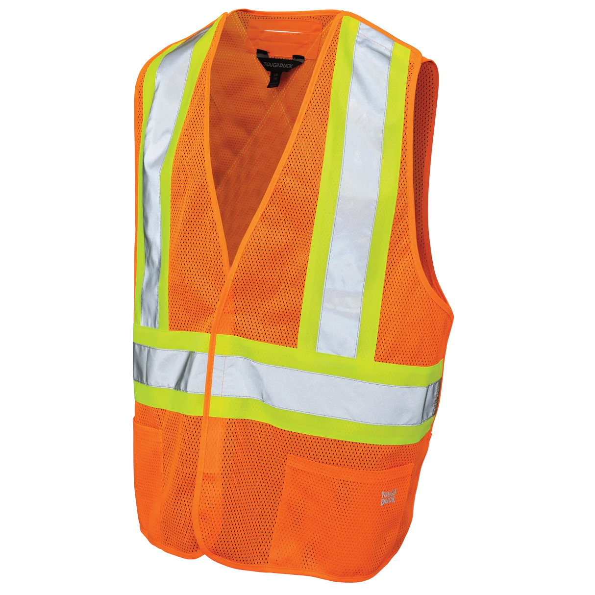 Mesh 5-Point Tear-Away Safety Vest by Tough Duck - Style S9i0