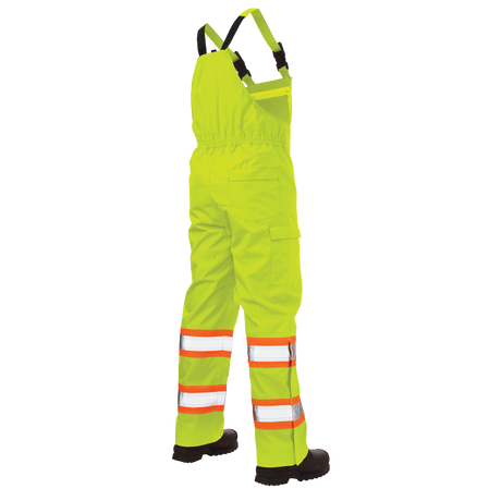 Ripstop Unlined Safety Rain Bib Overall by Tough Duck - Style SB04
