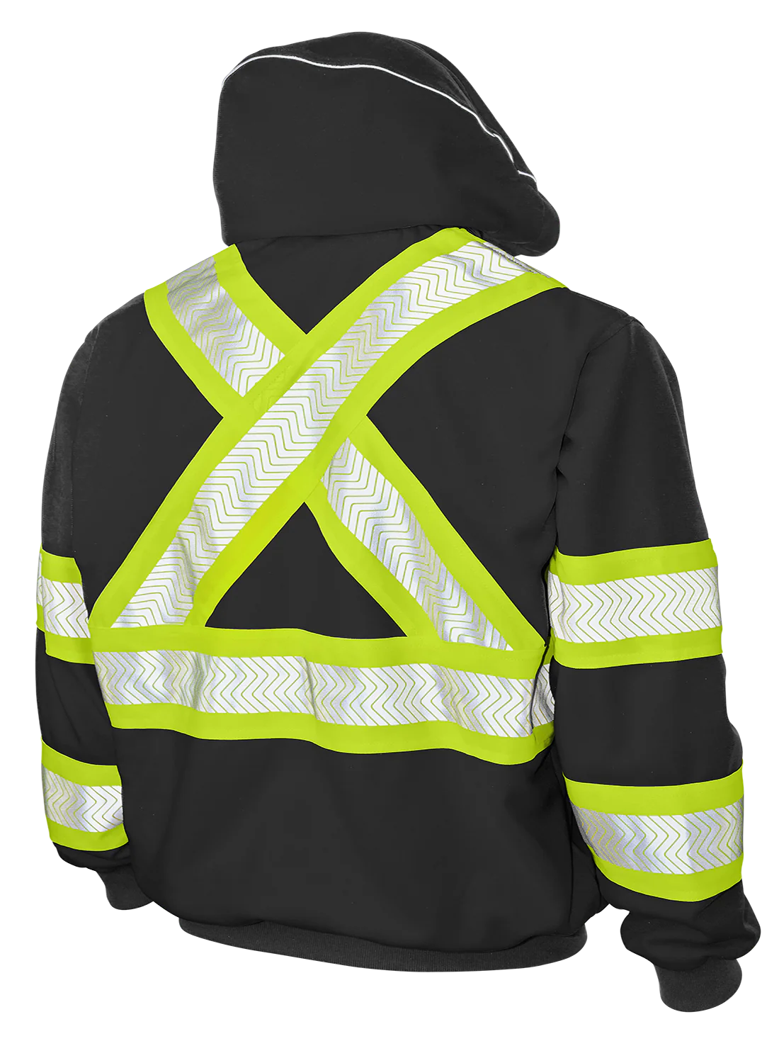 Fleece Thermal Lined Safety Hoodie by Tough Duck - Style SJ16