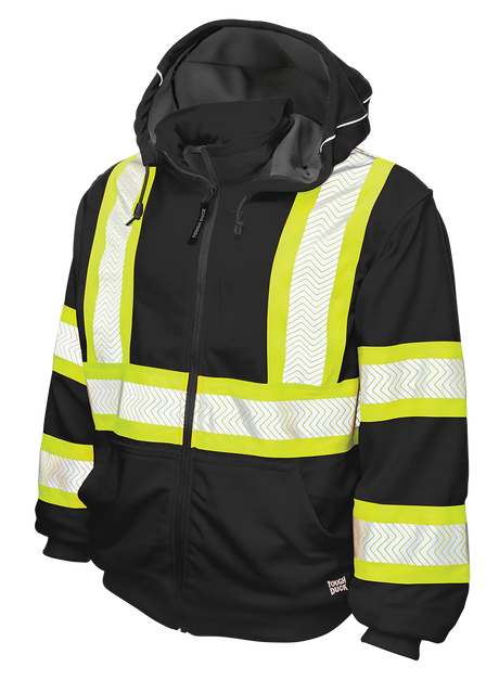Fleece Thermal Lined Safety Hoodie by Tough Duck - Style SJ16