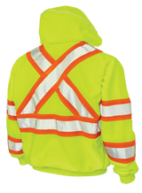 Fleece Thermal Lined Safety Hoodie by Tough Duck - Style SJ16