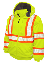 Fleece Thermal Lined Safety Hoodie by Tough Duck - Style SJ16