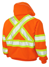 Fleece Thermal Lined Safety Hoodie by Tough Duck - Style SJ16