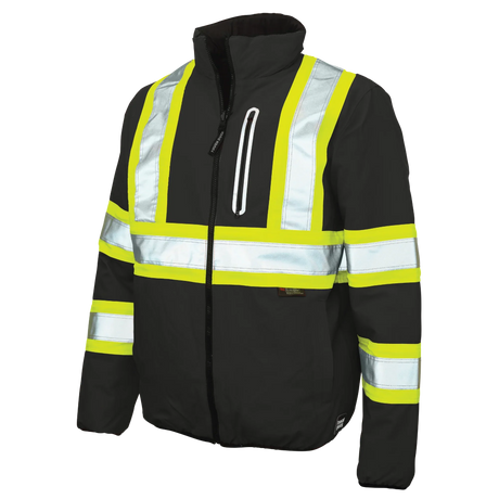 Ripstop Reversible Safety Jacket by Tough Duck - Style SJ27
