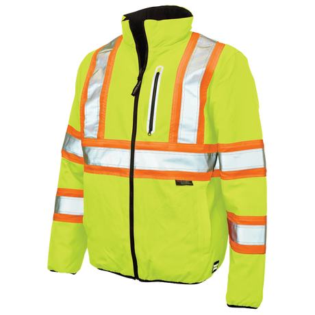 Ripstop Reversible Safety Jacket by Tough Duck - Style SJ27