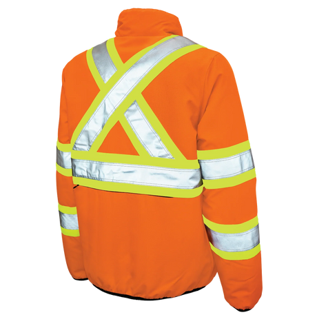 Ripstop Reversible Safety Jacket by Tough Duck - Style SJ27