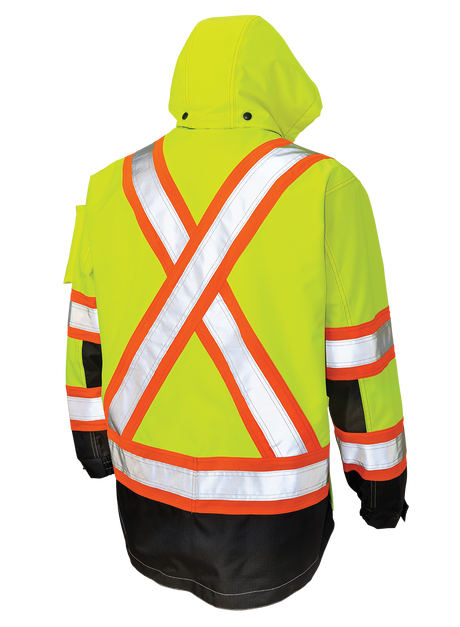 Ripstop Safety Hi-Vis Shell by Tough Duck - Style SJ28