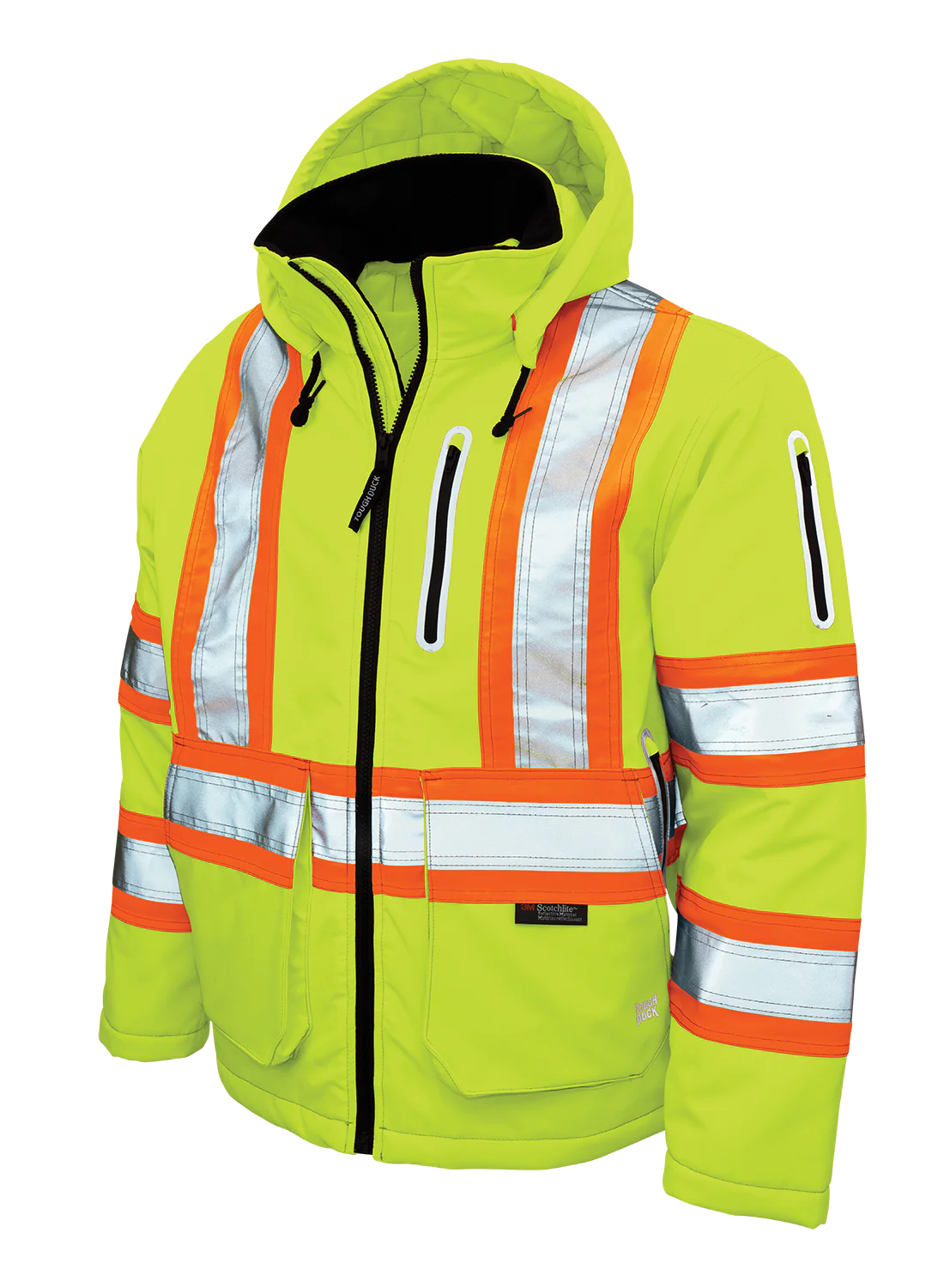 Insulated Flex Safety Jacket by Tough Duck - Style SJ40