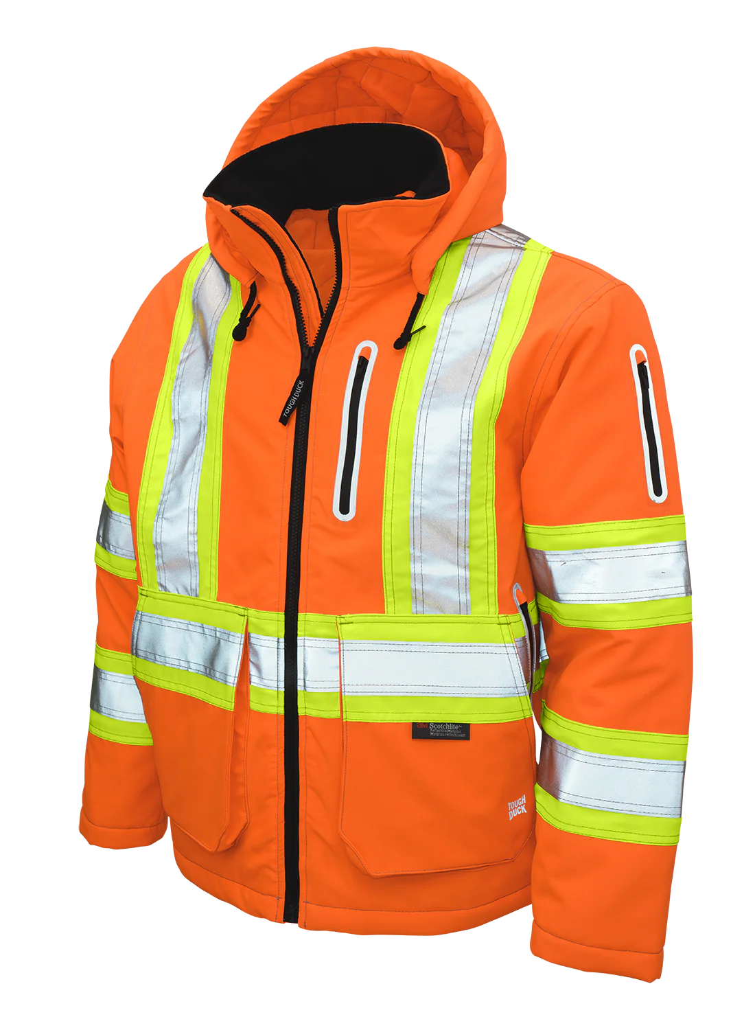 Insulated Flex Safety Jacket by Tough Duck - Style SJ40
