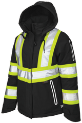 Women's Insulated Flex Safety Jacket by Tough Duck - Style SJ41