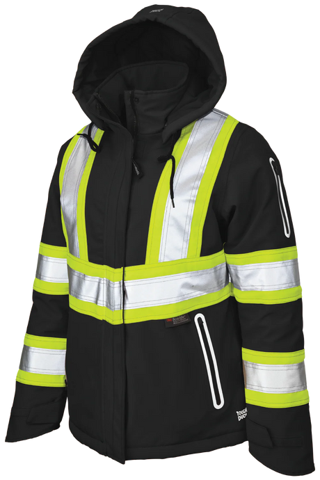 Women's Insulated Flex Safety Jacket by Tough Duck - Style SJ41