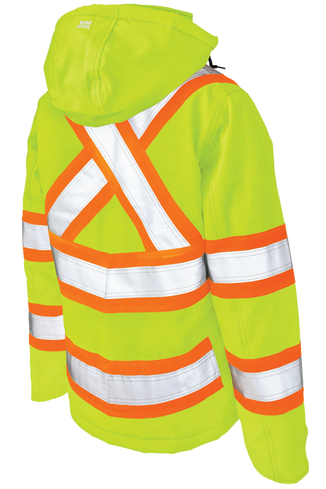 Women's Insulated Flex Safety Jacket by Tough Duck - Style SJ41