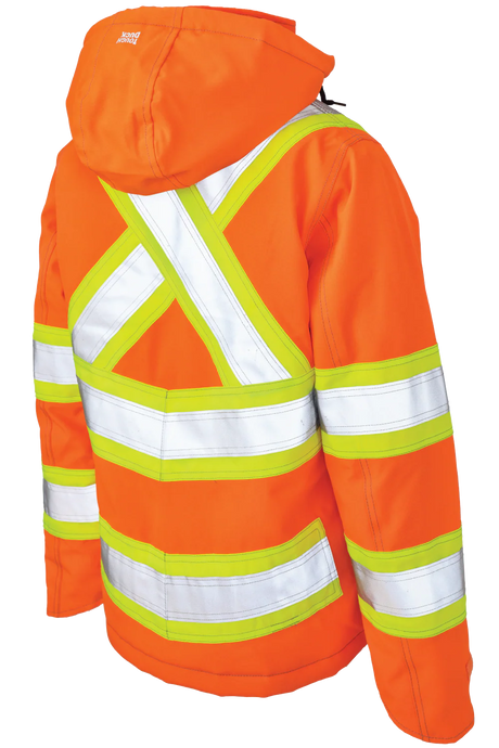 Women's Insulated Flex Safety Jacket by Tough Duck - Style SJ41