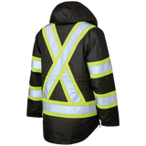 Women's Poly Oxford 5-In-1 Safety Jacket by Tough Duck - Style SJ46
