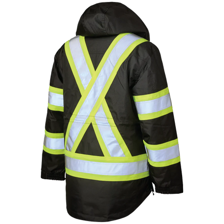 Women's Poly Oxford 5-In-1 Safety Jacket by Tough Duck - Style SJ46