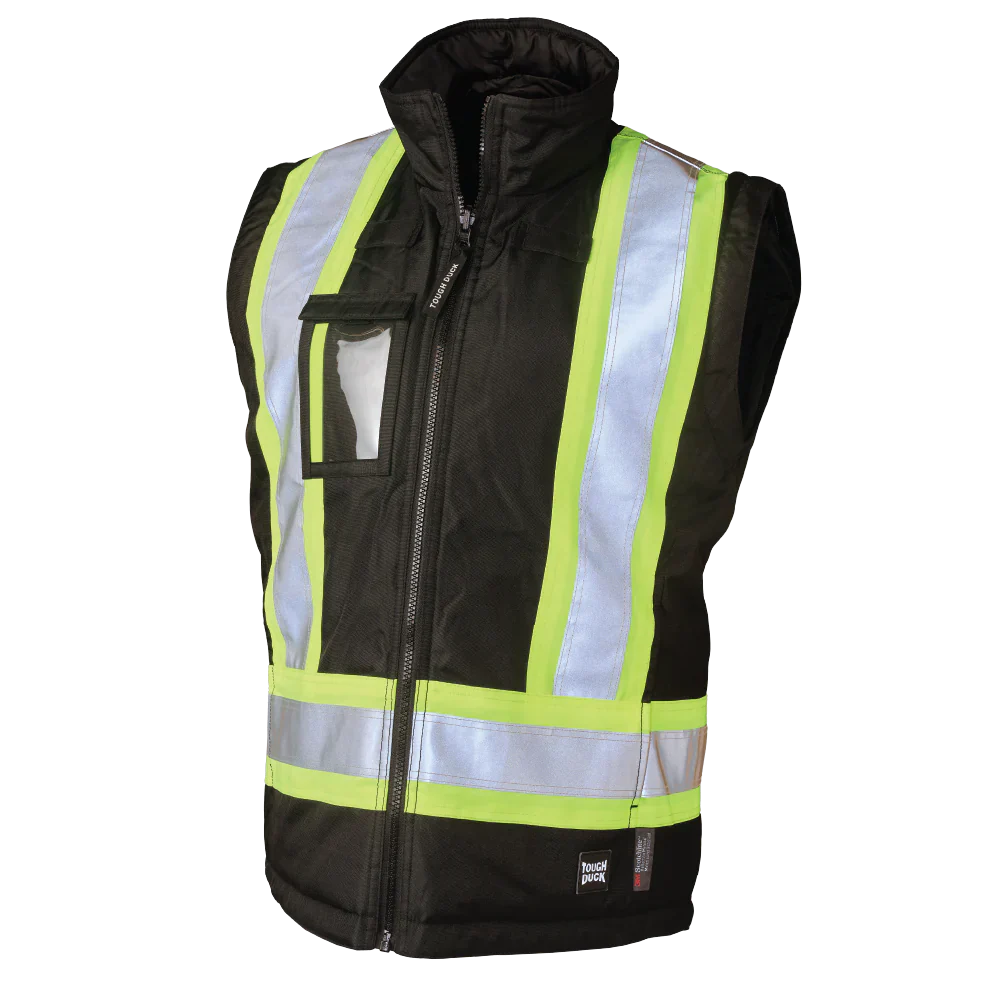 Women's Poly Oxford 5-In-1 Safety Jacket by Tough Duck - Style SJ46