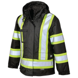 Women's Poly Oxford 5-In-1 Safety Jacket by Tough Duck - Style SJ46