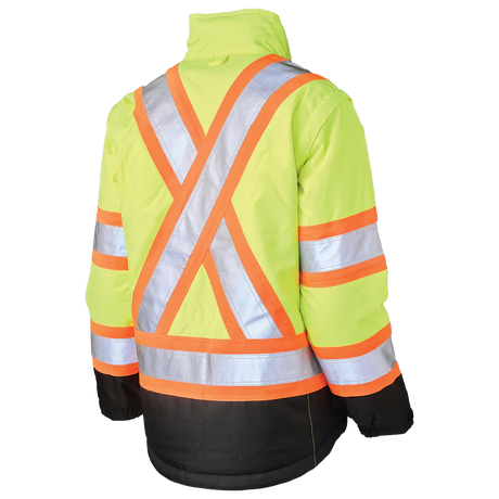 Women's Poly Oxford 5-In-1 Safety Jacket by Tough Duck - Style SJ46