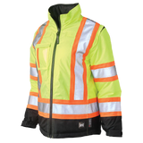 Women's Poly Oxford 5-In-1 Safety Jacket by Tough Duck - Style SJ46