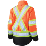 Women's Poly Oxford 5-In-1 Safety Jacket by Tough Duck - Style SJ46
